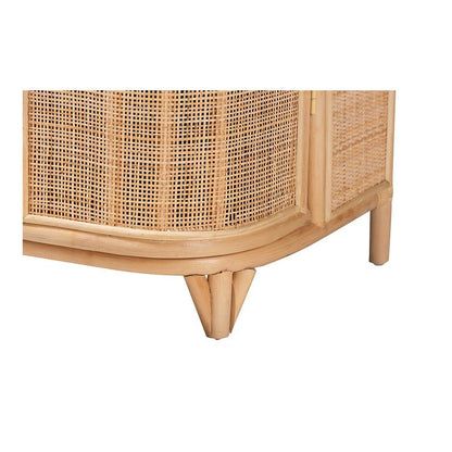Yanka Bohemian Natural Rattan Storage Cabinet