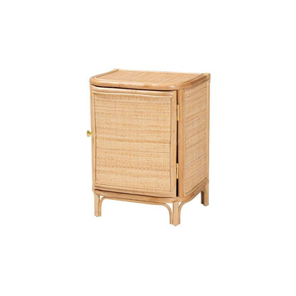 Kiara Bohemian Natural Rattan Nightstand