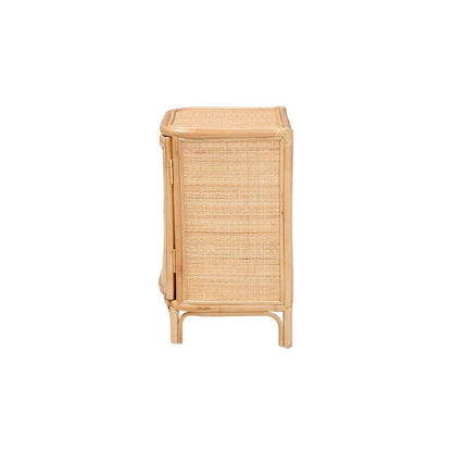Kiara Bohemian Natural Rattan Nightstand