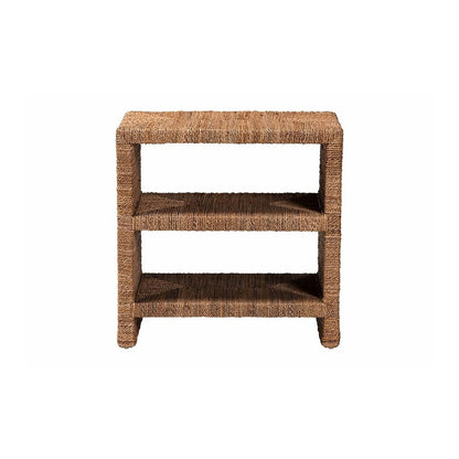 Liza Bohemian Natural Seagrass End Table