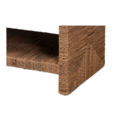 Liza Bohemian Natural Seagrass End Table