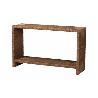Liza Bohemian Natural Seagrass Console Table