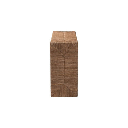 Liza Bohemian Natural Seagrass Console Table