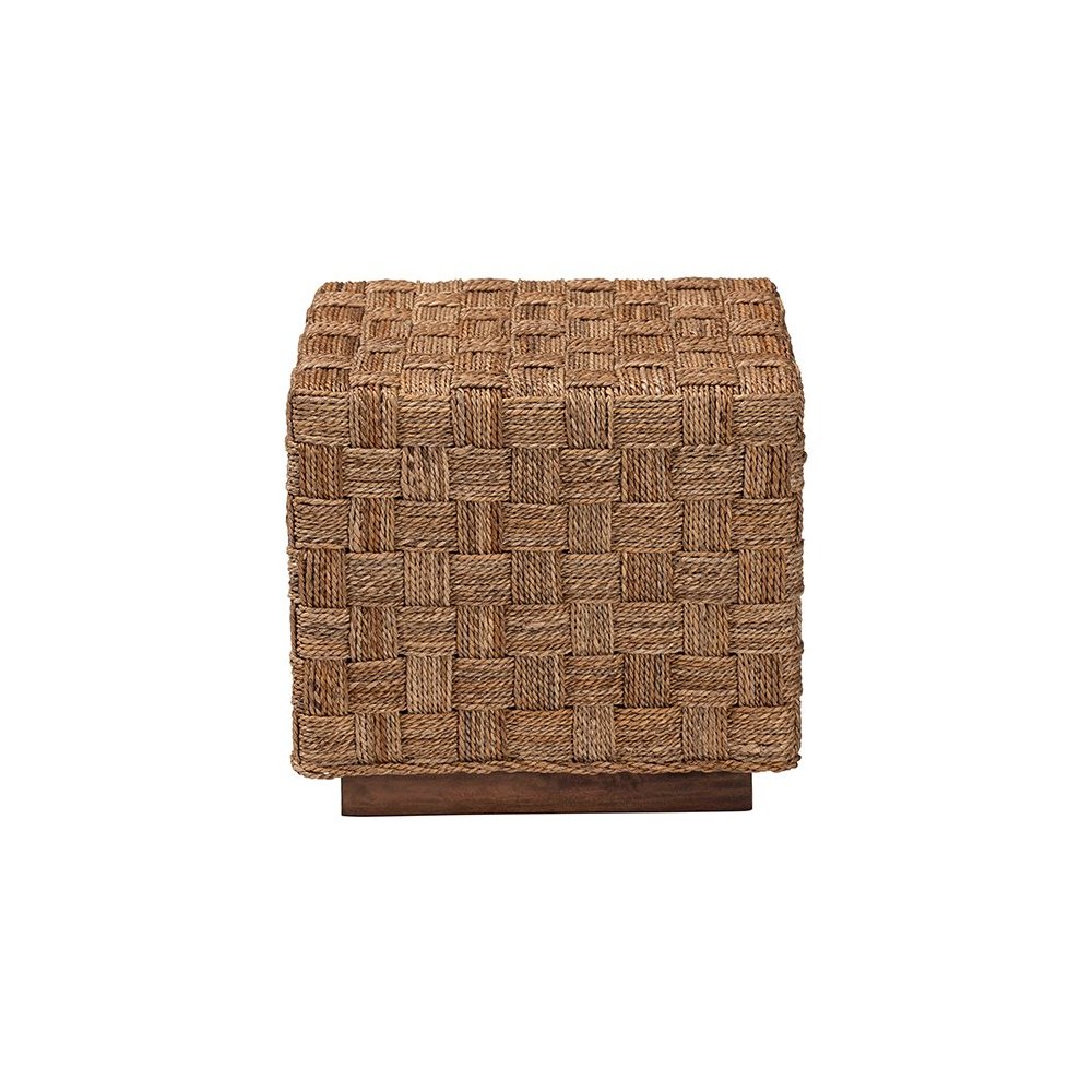 bali & pari Karina Bohemian Natural Seagrass End Table