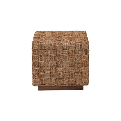 bali & pari Karina Bohemian Natural Seagrass End Table
