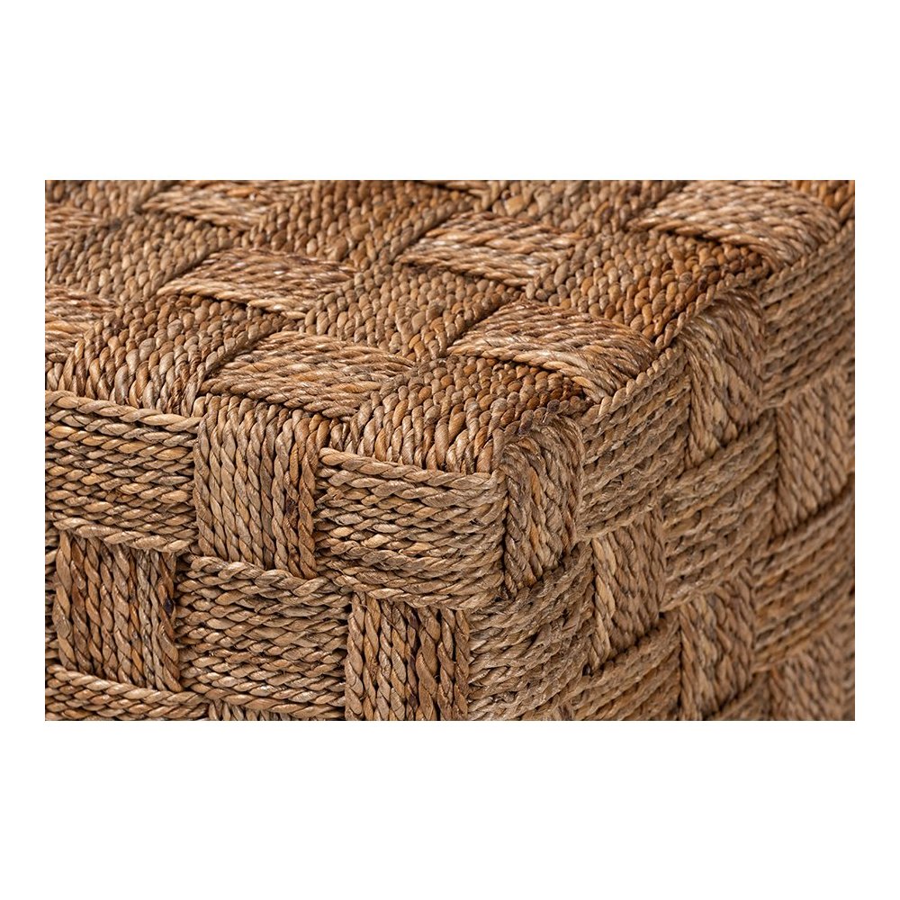 bali & pari Karina Bohemian Natural Seagrass End Table