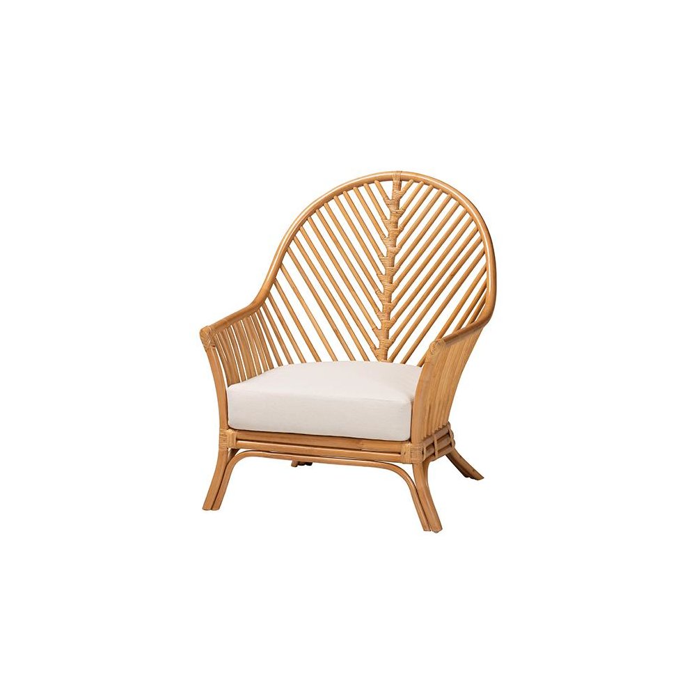 Lisabon Bohemian Light Honey Rattan Arm Chair