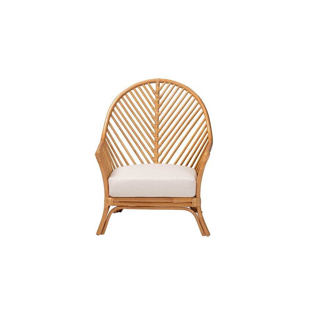 Lisabon Bohemian Light Honey Rattan Arm Chair
