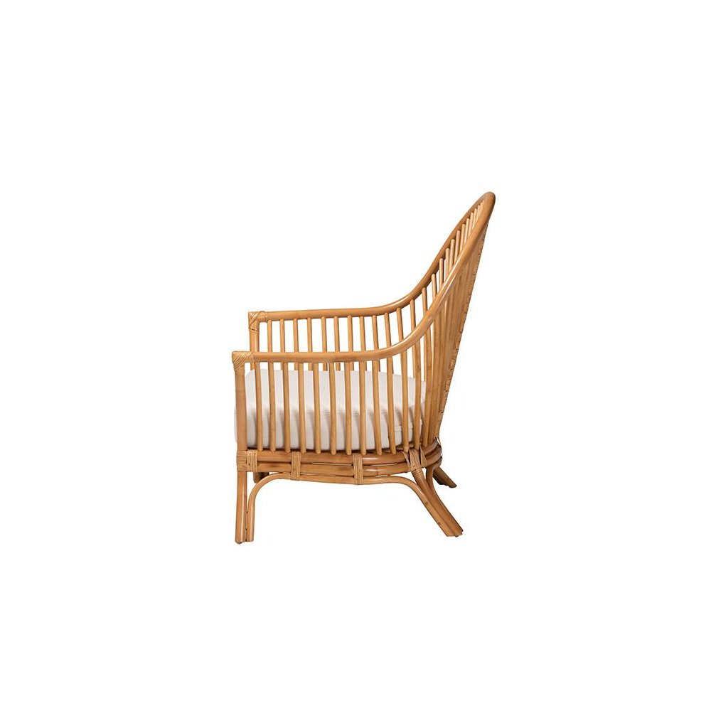 Lisabon Bohemian Light Honey Rattan Arm Chair
