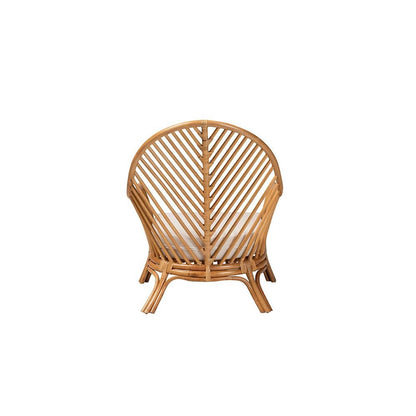 Lisabon Bohemian Light Honey Rattan Arm Chair