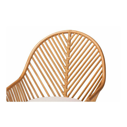 Lisabon Bohemian Light Honey Rattan Arm Chair