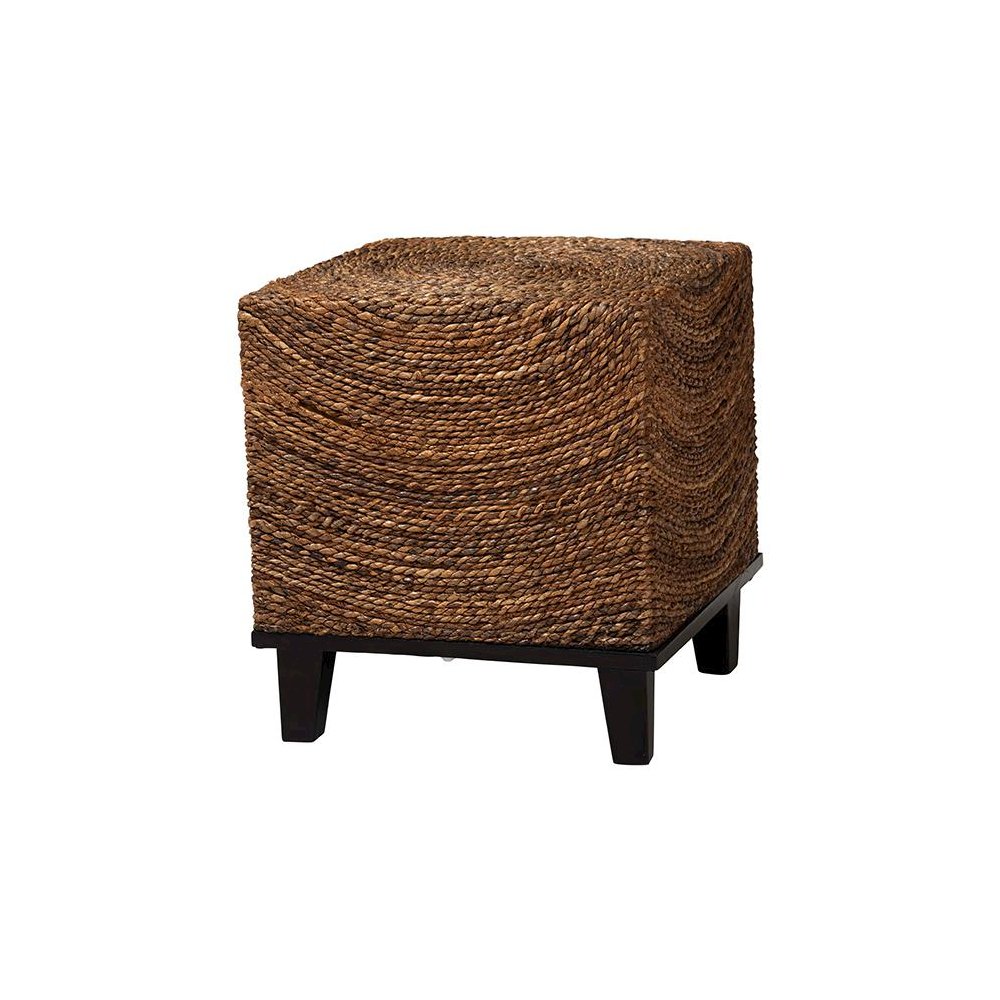 Verino Bohemian Natural Seagrass End Table