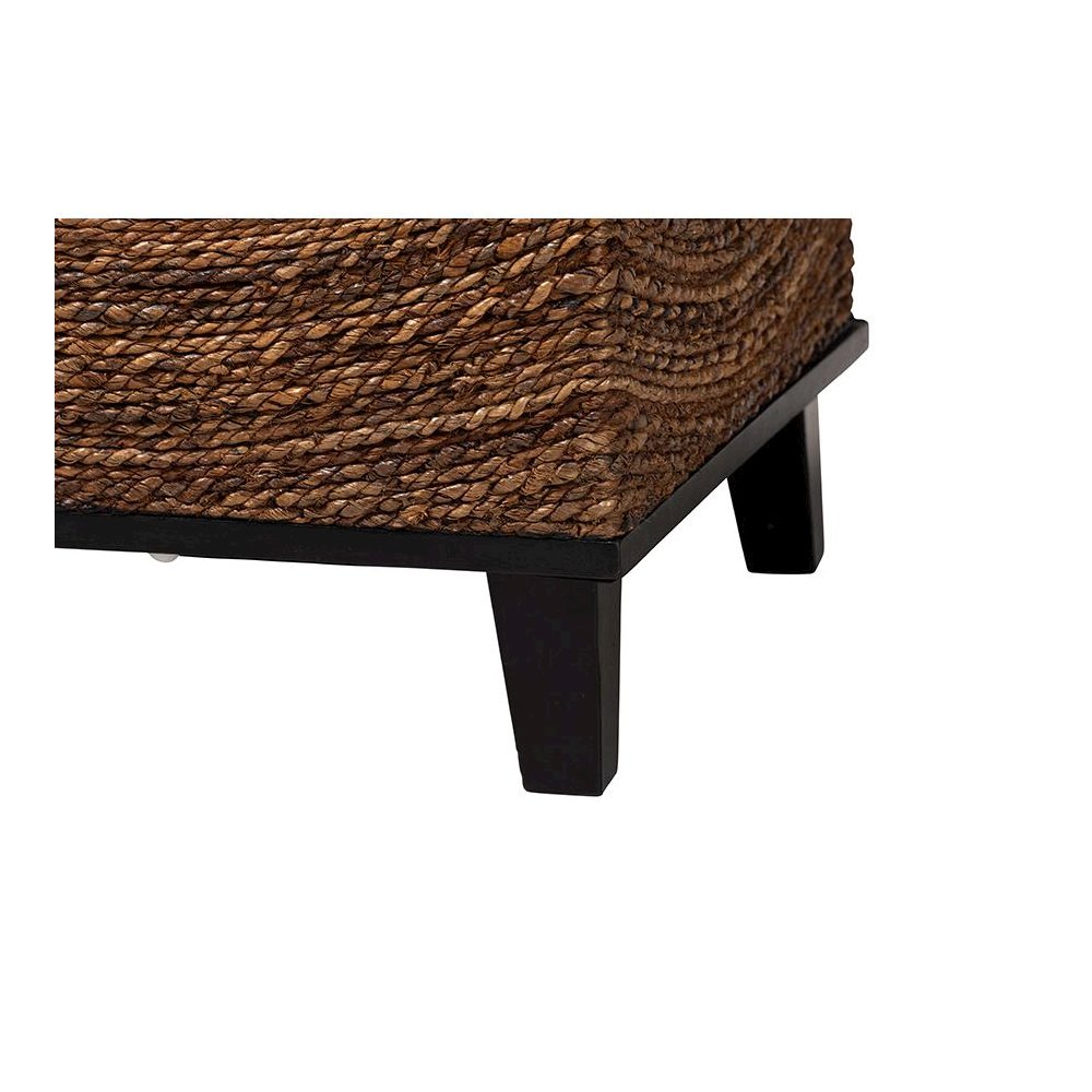 Verino Bohemian Natural Seagrass End Table