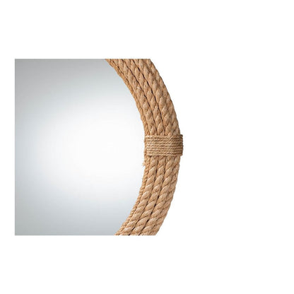 Manila Bohemian Woven Rope Accent Wall Mirror