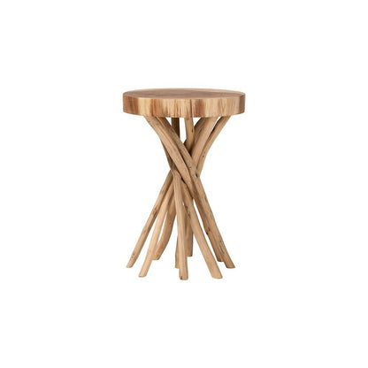 Liberte Natural Teak Wood End Table