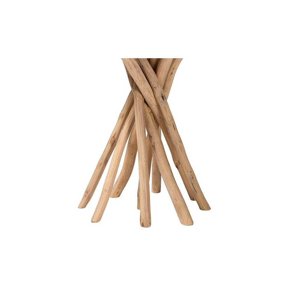 Liberte Natural Teak Wood End Table