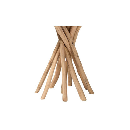 Liberte Natural Teak Wood End Table