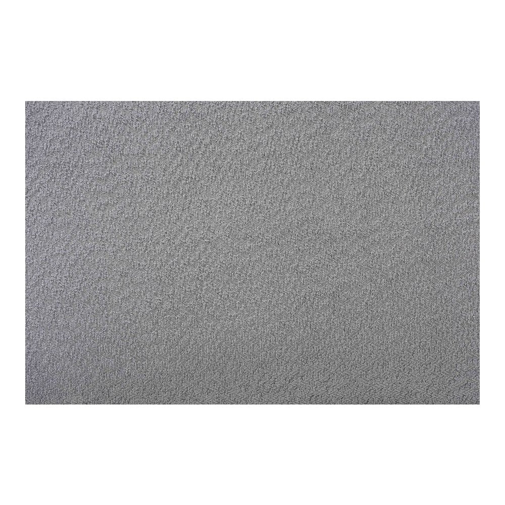 Uriel Mid-Century Modern Grey Boucle Fabric Sofa
