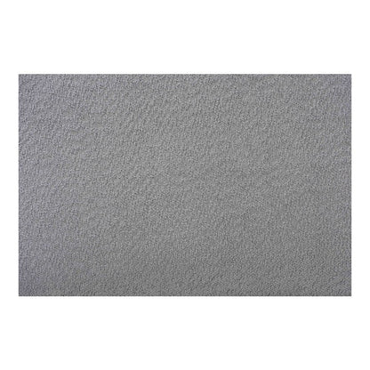 Uriel Mid-Century Modern Grey Boucle Fabric Sofa