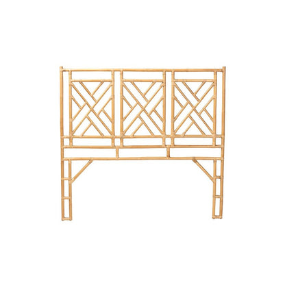 Karavo Bohemian Natural Rattan Queen Size Standalone Headboard