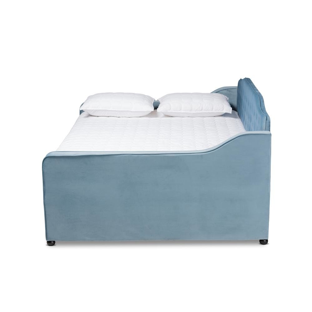 Button Tufted Full Size Daybed with Trundle