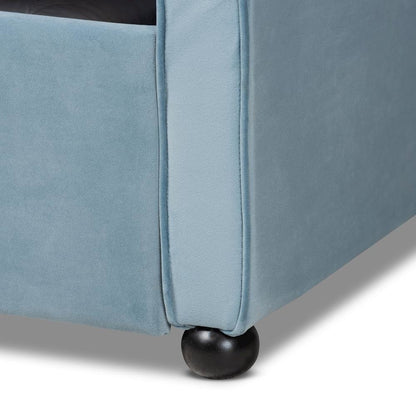 Button Tufted Full Size Daybed with Trundle