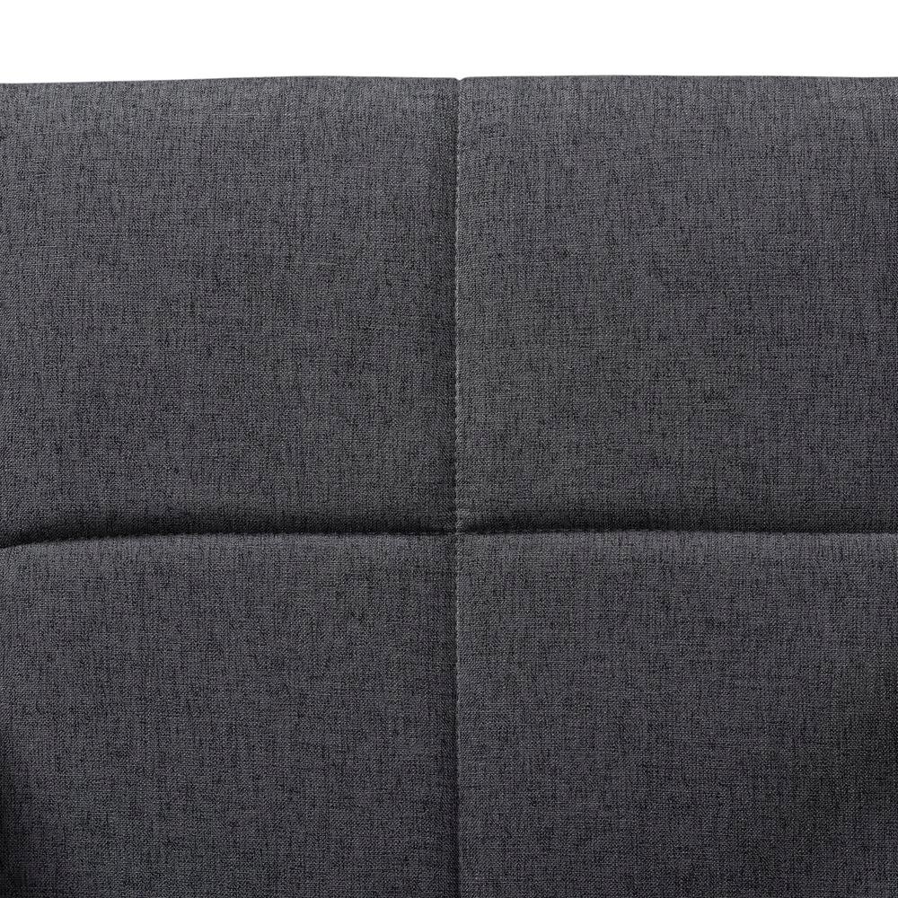 Baxton Studio Theresa Dark Grey and Walnut Effect 2-Piece Chair Set