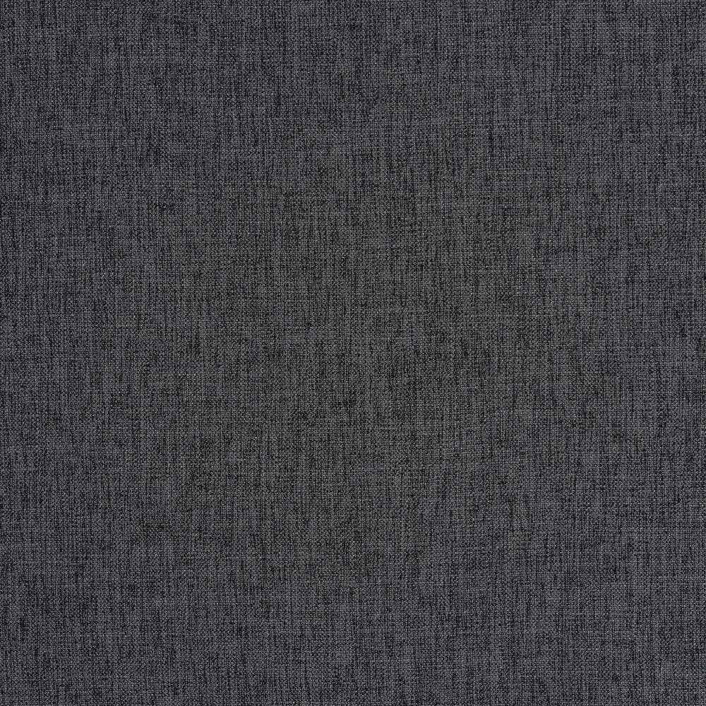 Dark Grey Fabric Upholstered and Walnut Brown Finished Wood 5-Piece Dining Set