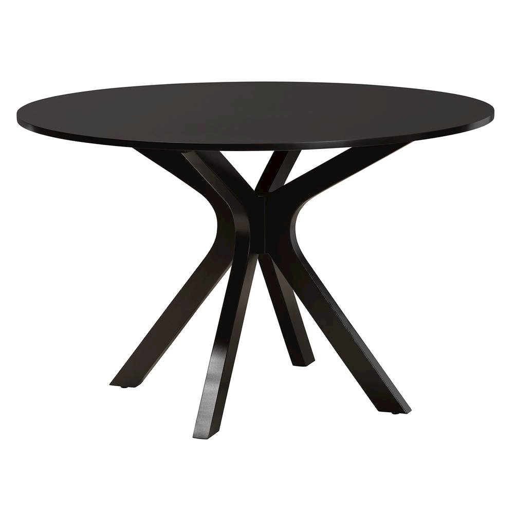 Maya Modern Beige Fabric and Espresso Brown Finished Wood 7-Piece Dining Set