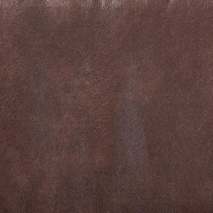 Leather Effect Fabric Upholstered Antique Oak Finished Wood Armchair