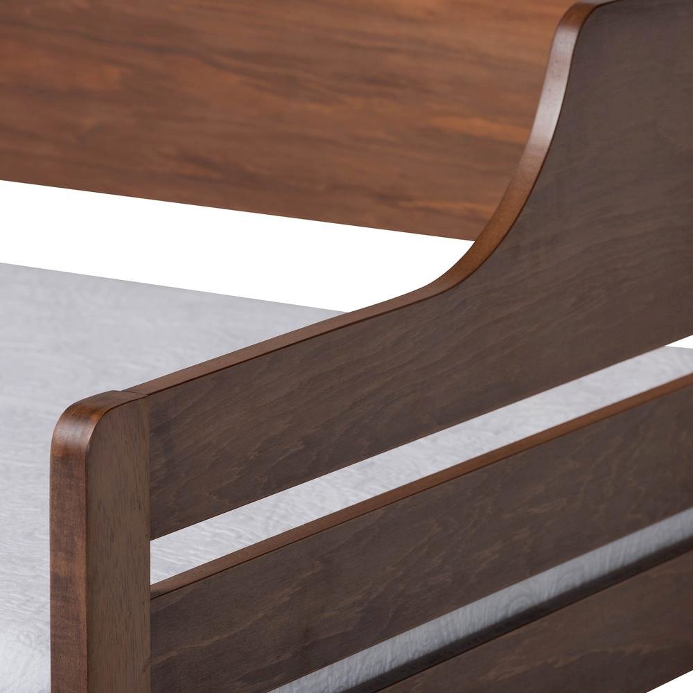 Brown Finished Expandable Twin Size to King Size Daybed with Storage Drawer