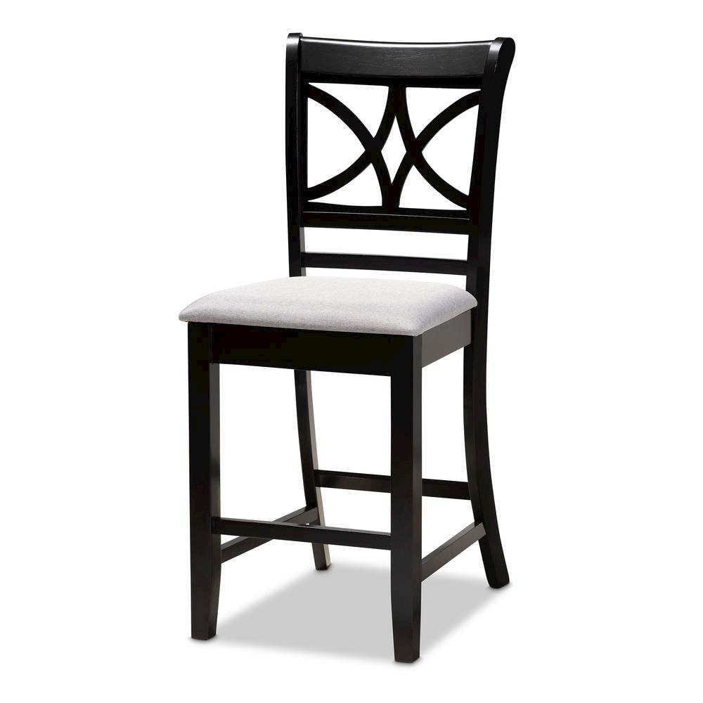 Espresso Brown Finished Wood 5-Piece Counter Height Pub Dining Set