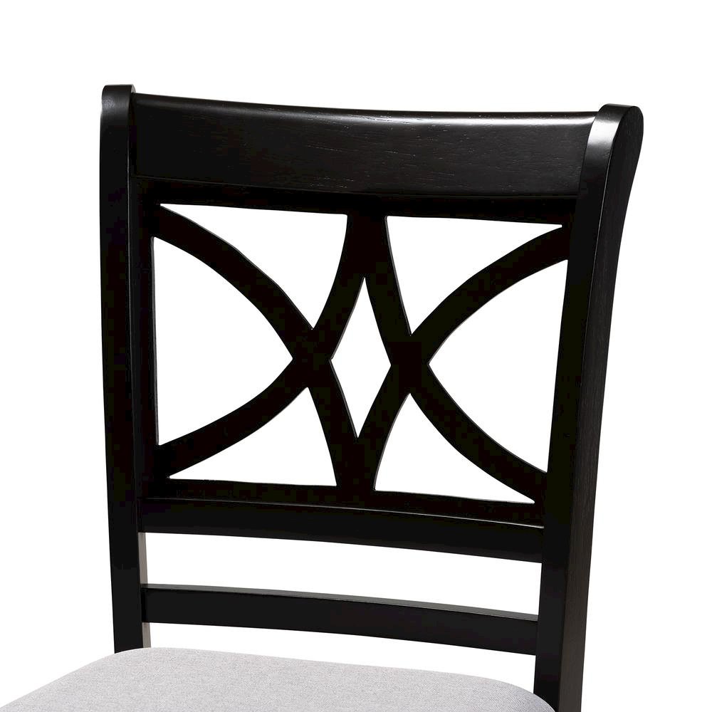 Espresso Brown Finished Wood 5-Piece Counter Height Pub Dining Set