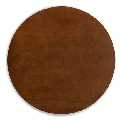 Walnut Brown Finished Wood 5-Piece Dining Set