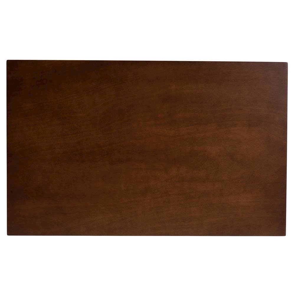 Walnut Brown Finished Wood 5-Piece Dining Set