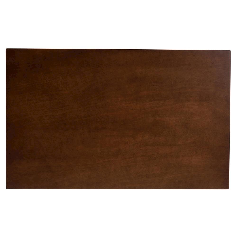 Walnut Brown Finished Wood 5-Piece Dining Set