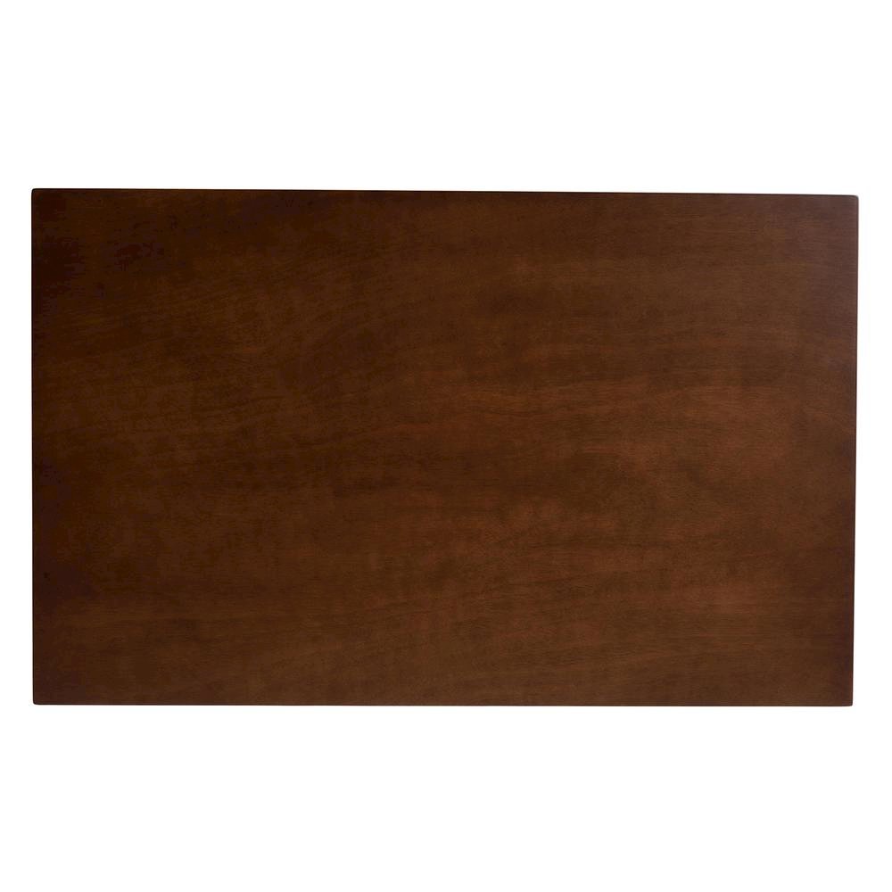Walnut Brown Finished Wood 5-Piece Dining Set