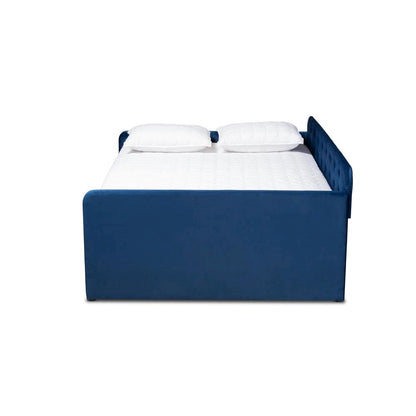 Button Tufted Full Size Daybed with Trundle