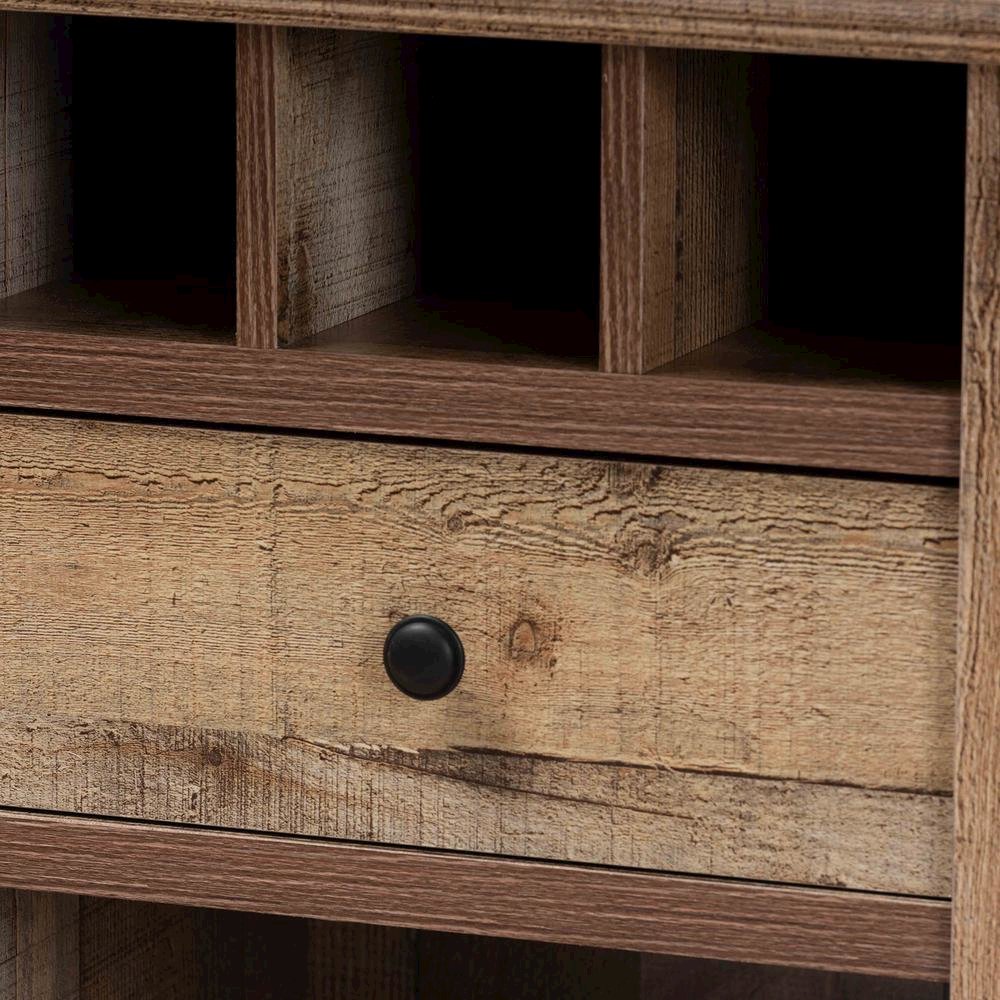 Farmhouse Rustic Finished Wood 2-Door Dining Room Sideboard Buffet