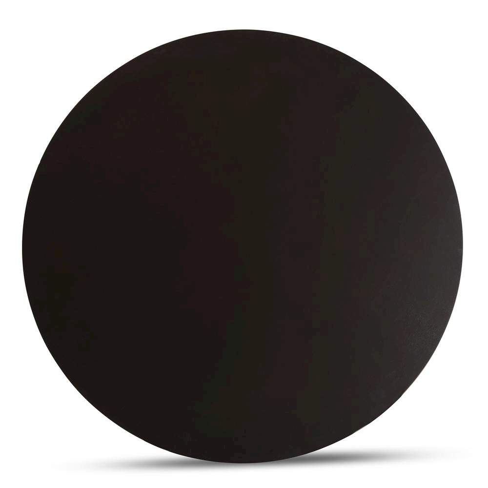 Dark Brown Finished 34-Inch-Wide Round Wood Dining Table