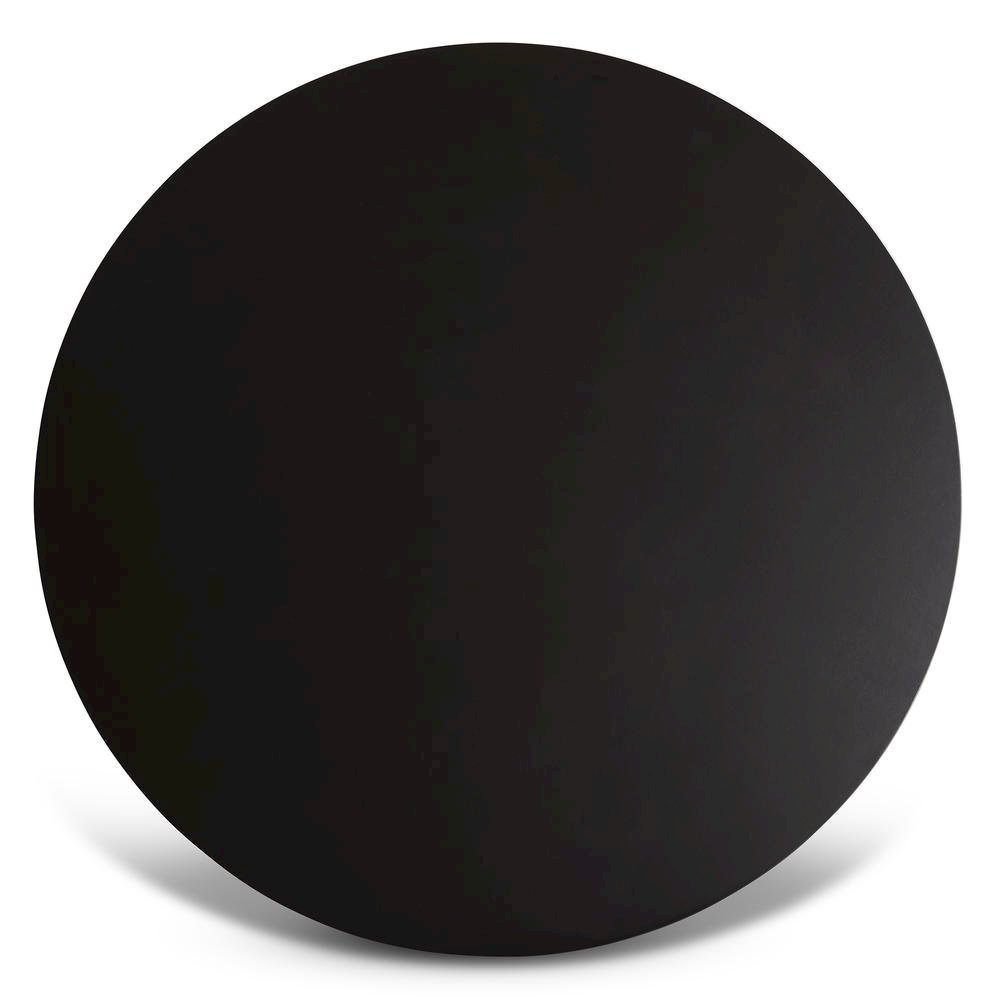 Dark Brown Finished 35-Inch-Wide Round Wood Dining Table