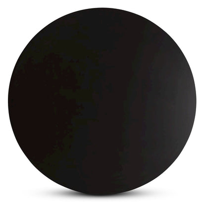 Dark Brown Finished 35-Inch-Wide Round Wood Dining Table