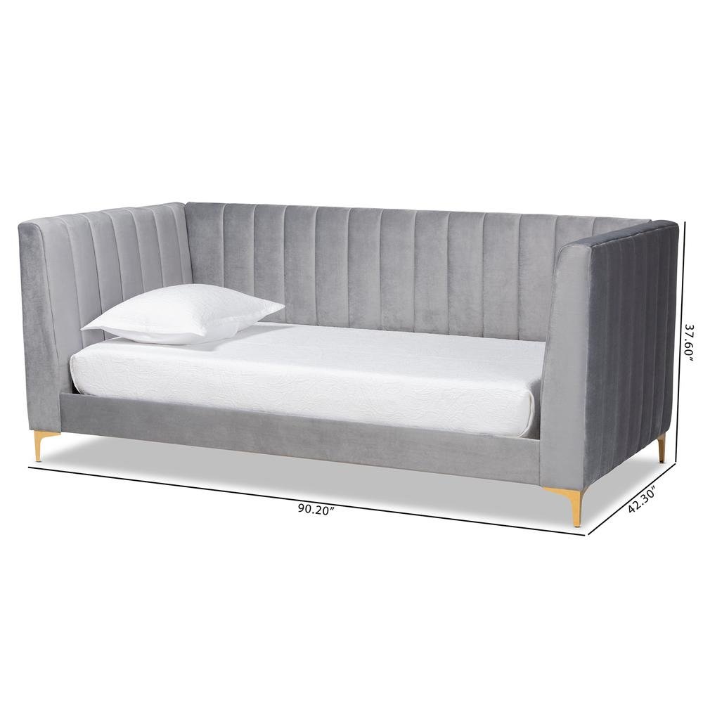 Gold Finished Twin Size Daybed