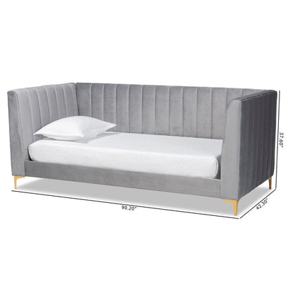 Gold Finished Twin Size Daybed