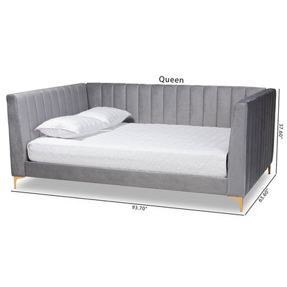 Gold Finished Full Size Daybed