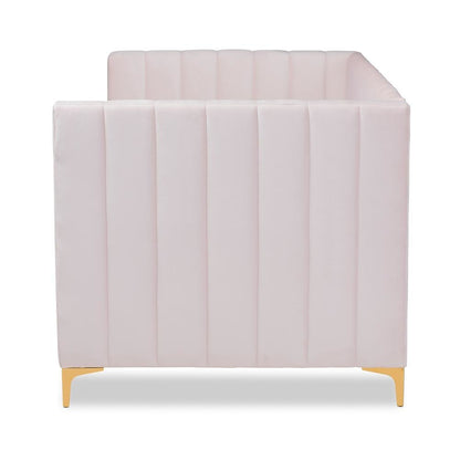 Gold Finished Twin Size Daybed