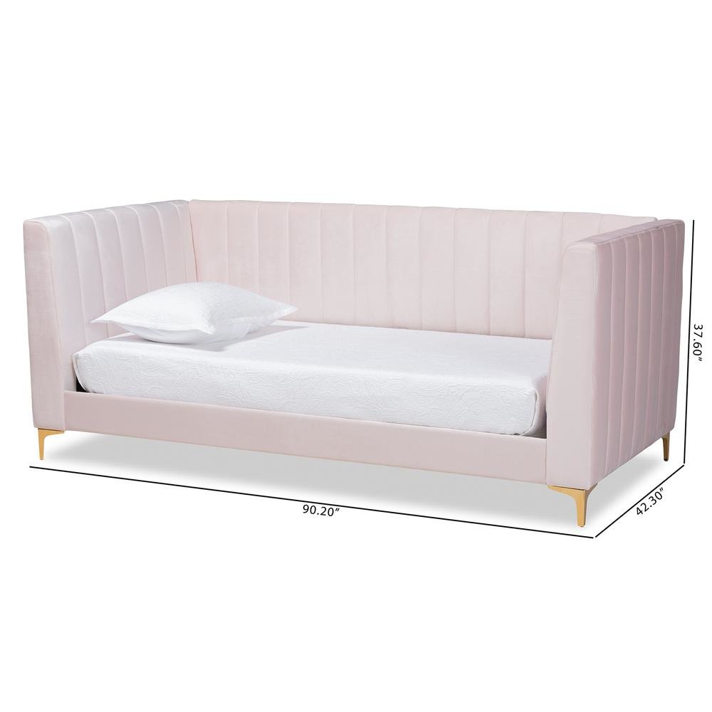 Gold Finished Twin Size Daybed