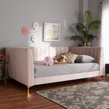 Gold Finished Full Size Daybed