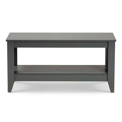 Baxton Studio Elada Modern and Contemporary Grey Finished Wood Coffee Table