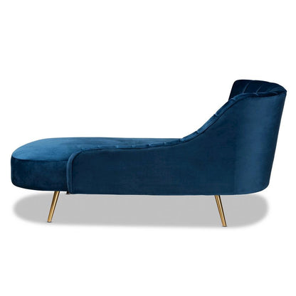 Gold Finished Chaise